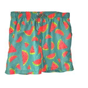 Arizona Jeans Mens XL Swim Trunks Suit Watermelon All Over Print Vacation Beach